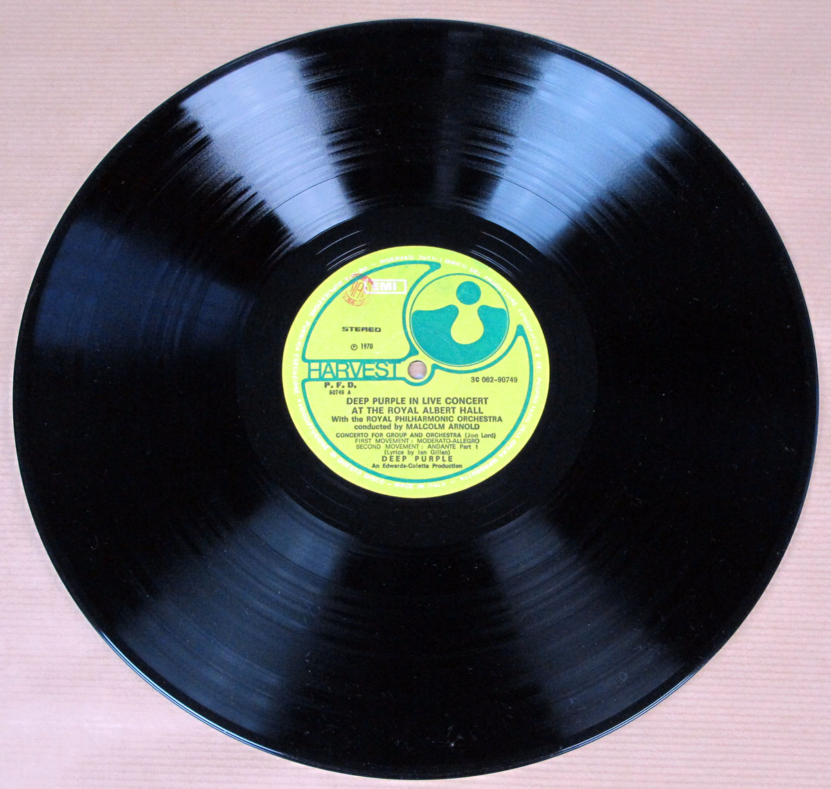 High Resolution Photo #5 DEEP PURPLE Live At The Royal Albert Hall Italy Vinyl Record